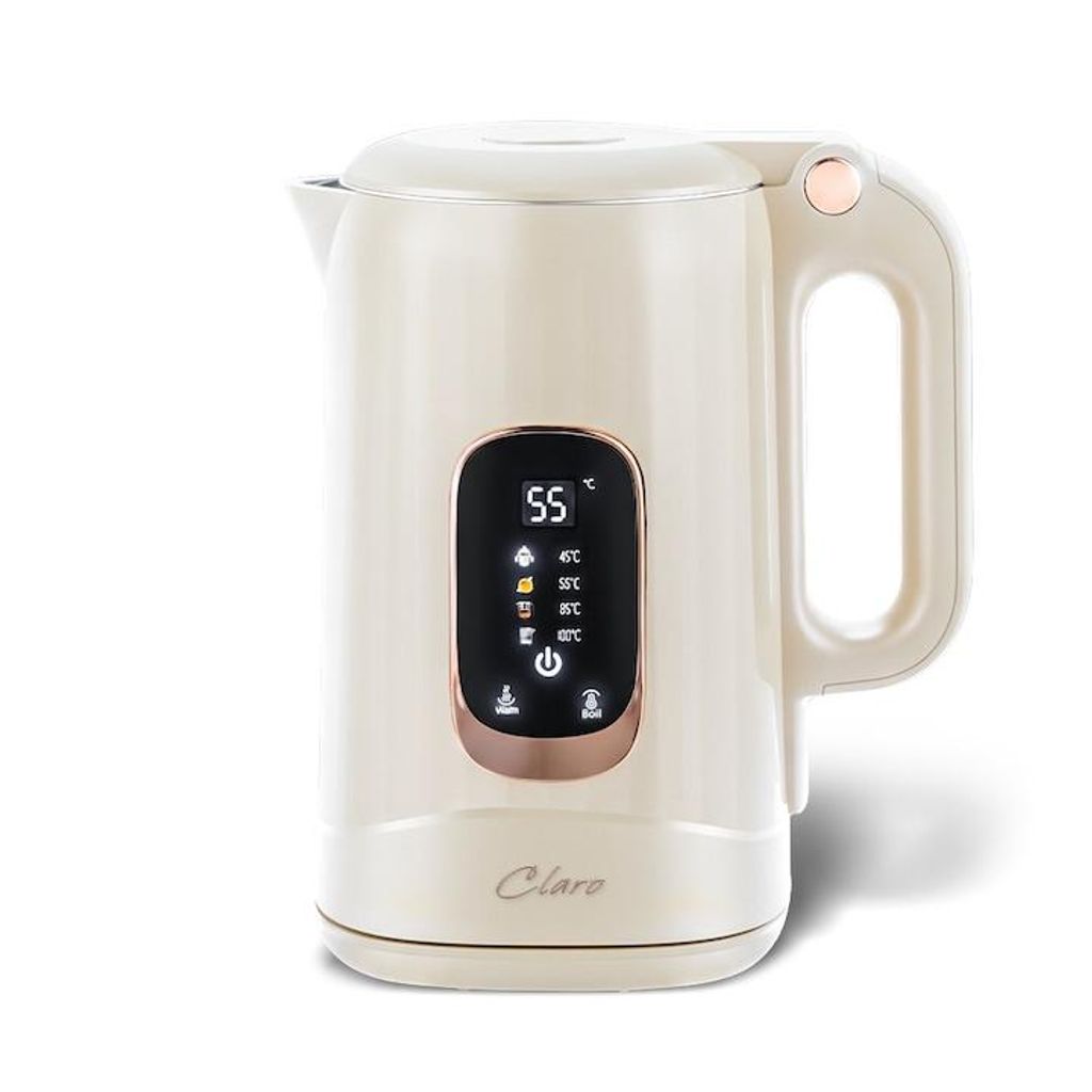 Wasserkocher 1,8 L 1800 W mit Temperaturregelung, LCD Produktbild 