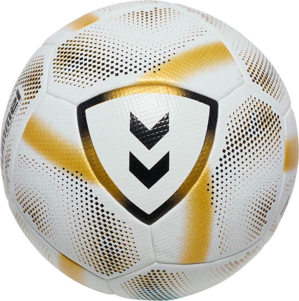 Hummel HMLAEROFLY MATCH - white/gold/black, Größe:5