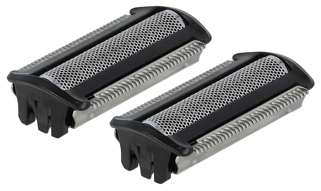 vhbw 2x Ersatz-Scherköpfe kompatibel mit Philips TT20xx, YS534, YS53x, YS52x, YS53, YS522, YS524, XA525, YS52, XA2029 Elektrorasierer, Schwarz Silber