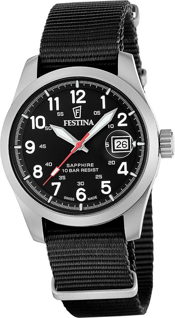 Montre Homme Festina Idéale pour le Bureau et le Sport - Noir Chic