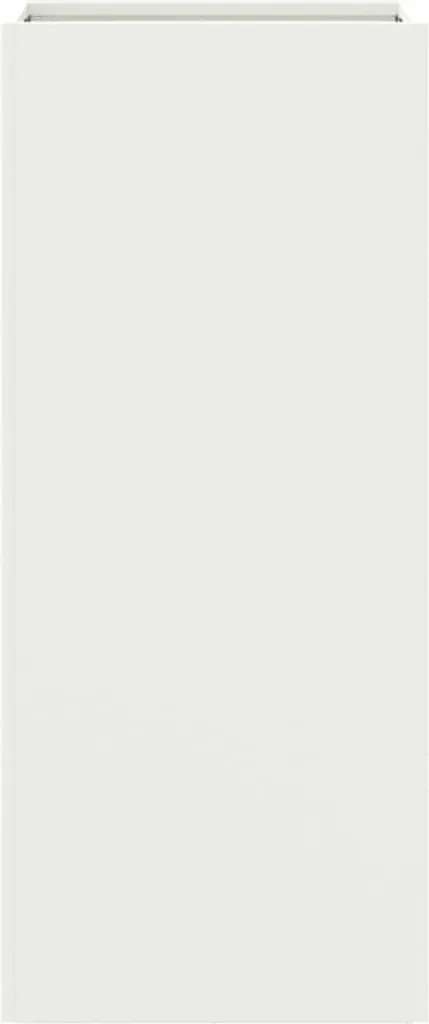 Bac à fleurs vertical blanc en acier 75 cm pour optimiser l'espace - 5