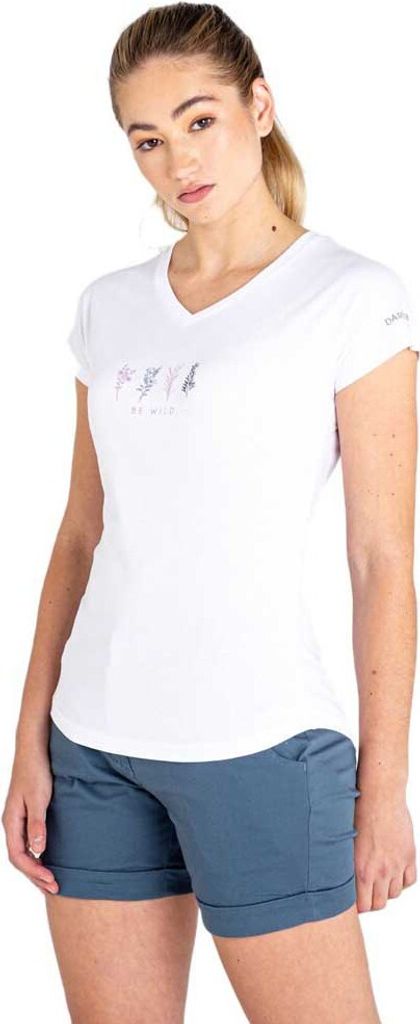 Dare2b Moments Ii Kurzarm-t-shirt Weiß 24 Frau Weiß 24