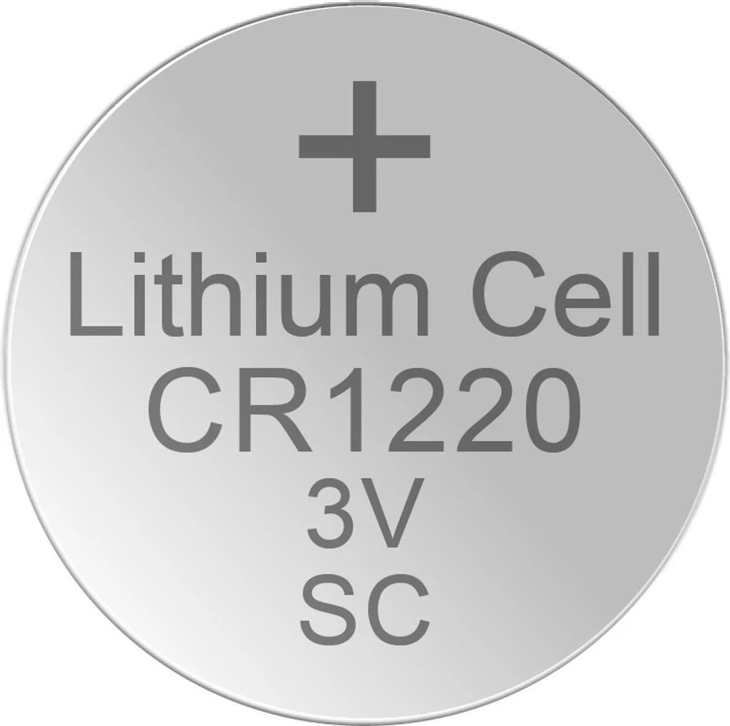 XCell Knopfzelle CR1220 (für viele verschiedene Kleingeräte, lange Lebensdauer)