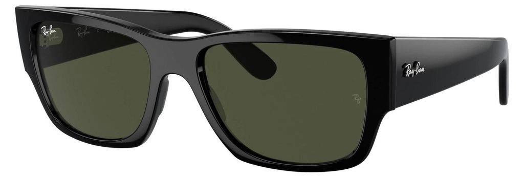 Ray-Ban RB0947S 901/31 Sonnenbrille Schwarz glänzend Grün Produktbild 