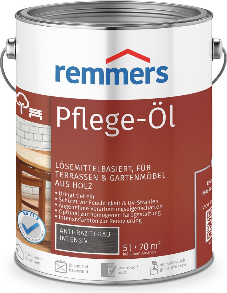 Remmers Maintenance Oil antracytowo-szary intensywny, 5 Zdjęcie produktu 