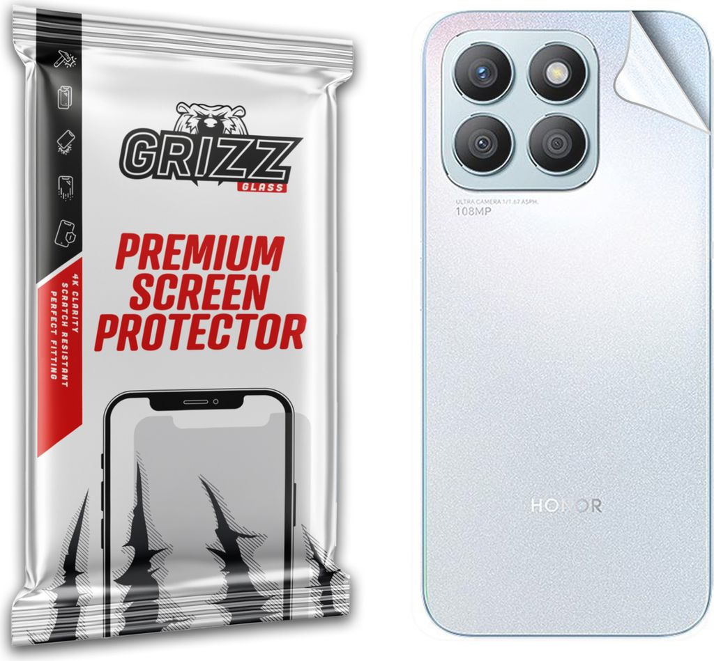 Folie für die Rückseite GrizzGlass SatinSkin für Honor X8b