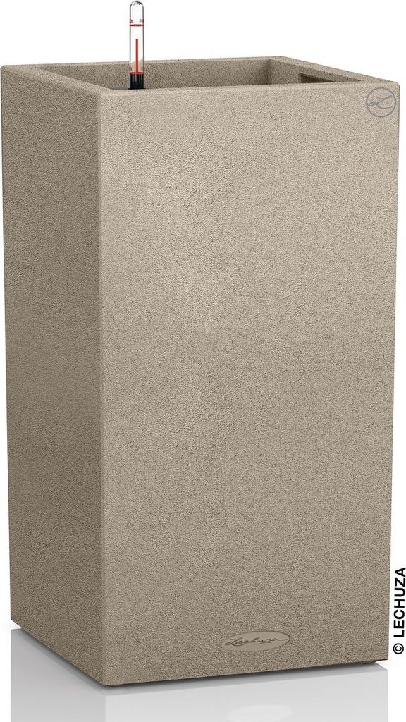 Ghiveci Lechuza Canto Stone Tower 40 (40 x 40 x 76 cm) Bej Obrázek produktu 