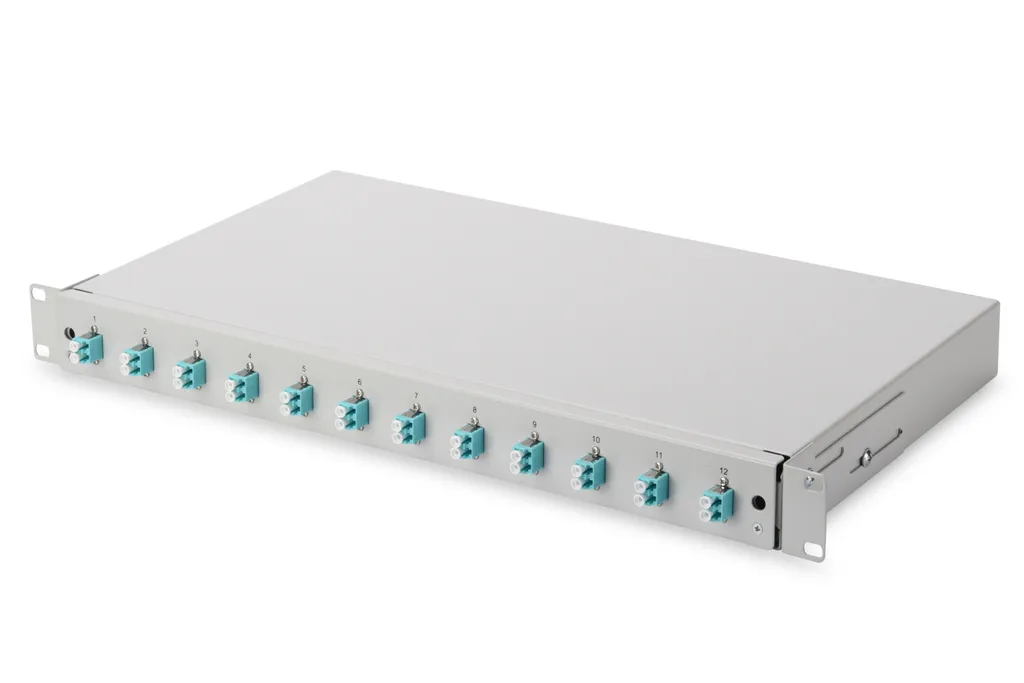 Digitus DN-96331/3 Professionale | Box Fibra Ottica 12 LC Duplex OM3