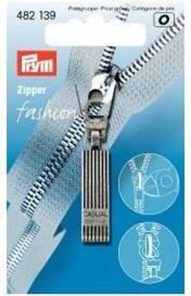Prym Fashion-Zipper Casual altsilber