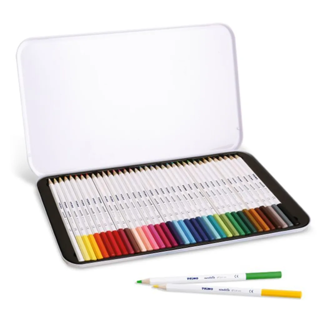 Crayons de Couleur Multicolore 36 pcs à Mine Robuste Haute Qualité