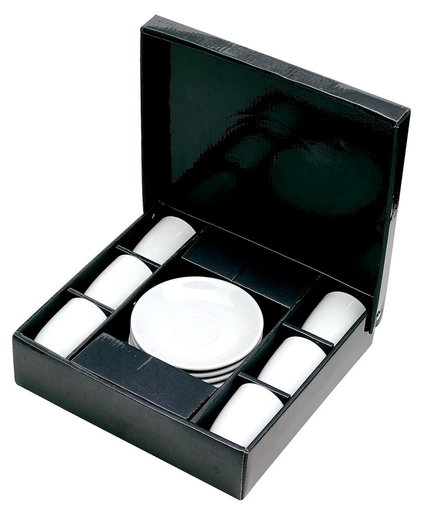Espresso-Tassen-Set in Weiß