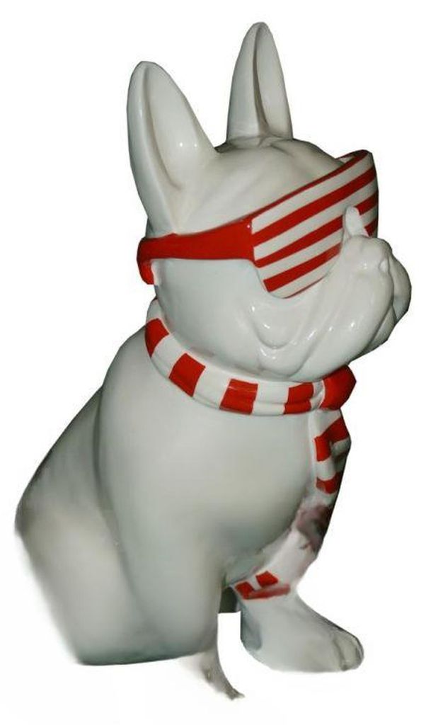 Design Hund Figur Statue Skulptur Figuren Skulpturen Dekoration Deko Neu
