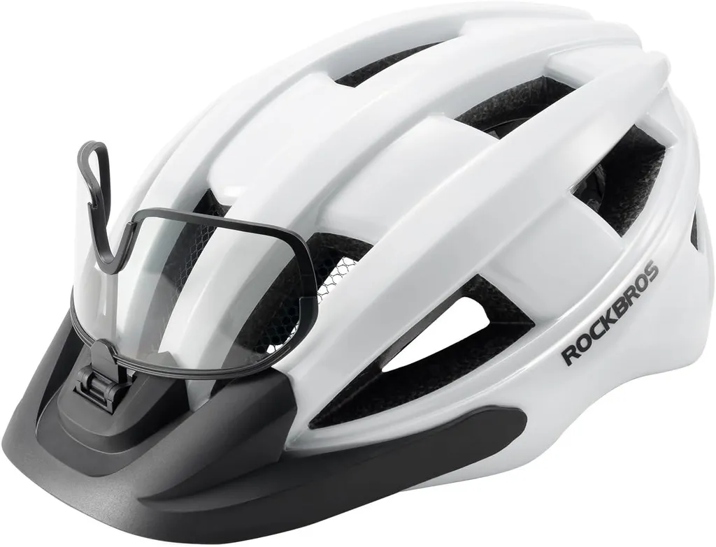 Casque vélo polyvalent pour VTT et ville avec visière de protection