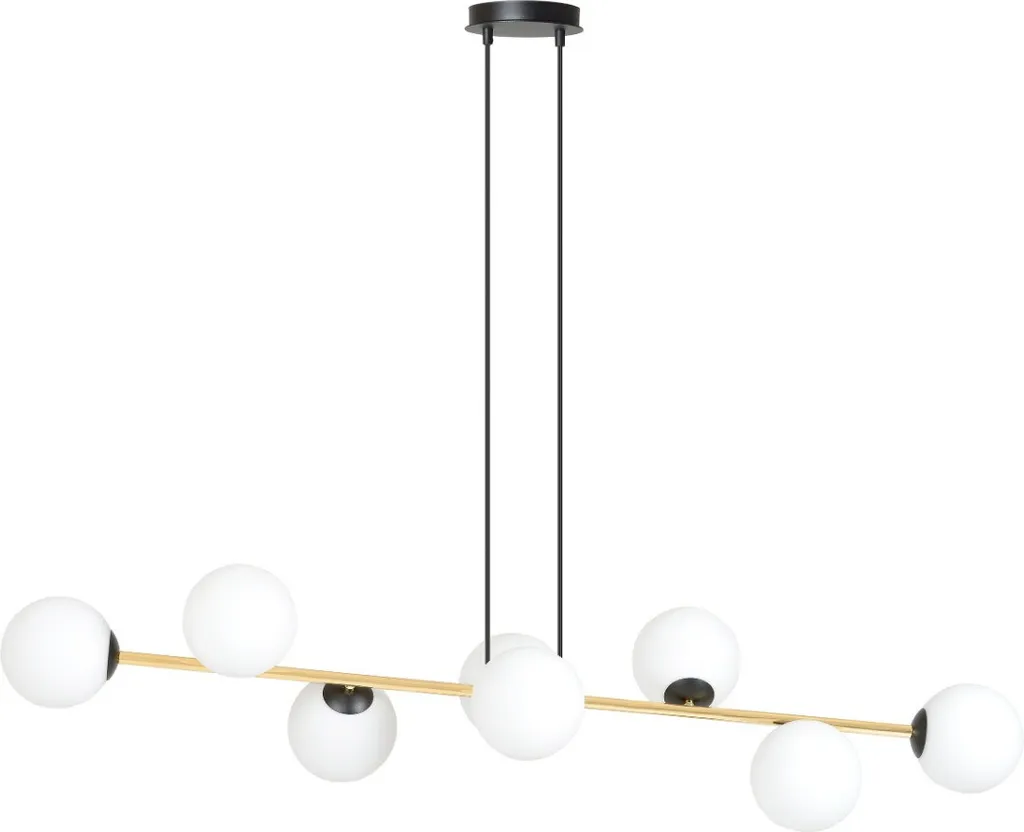 Lustre design pour grand salon sans zone d'ombre GRAVITY 8 Emibig