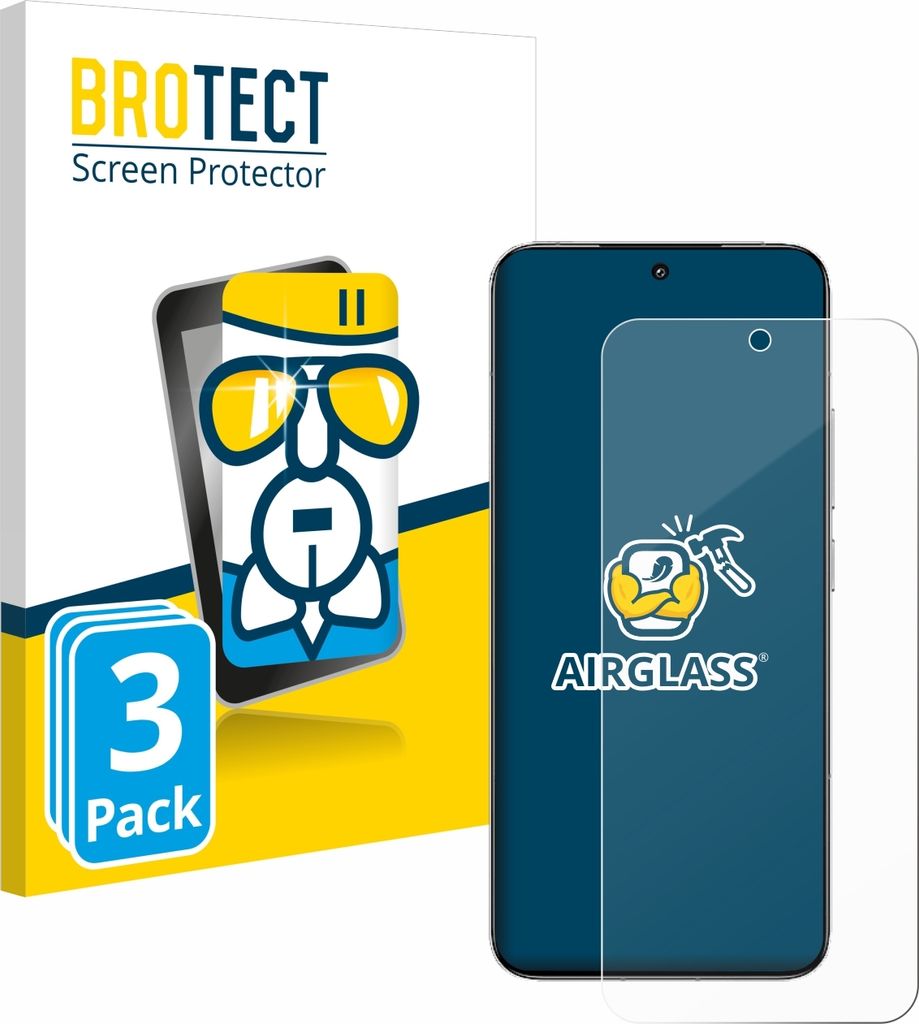 3x BROTECT Schutzglas für Xiaomi 15 Schutzfolie Panzer Produktbild 