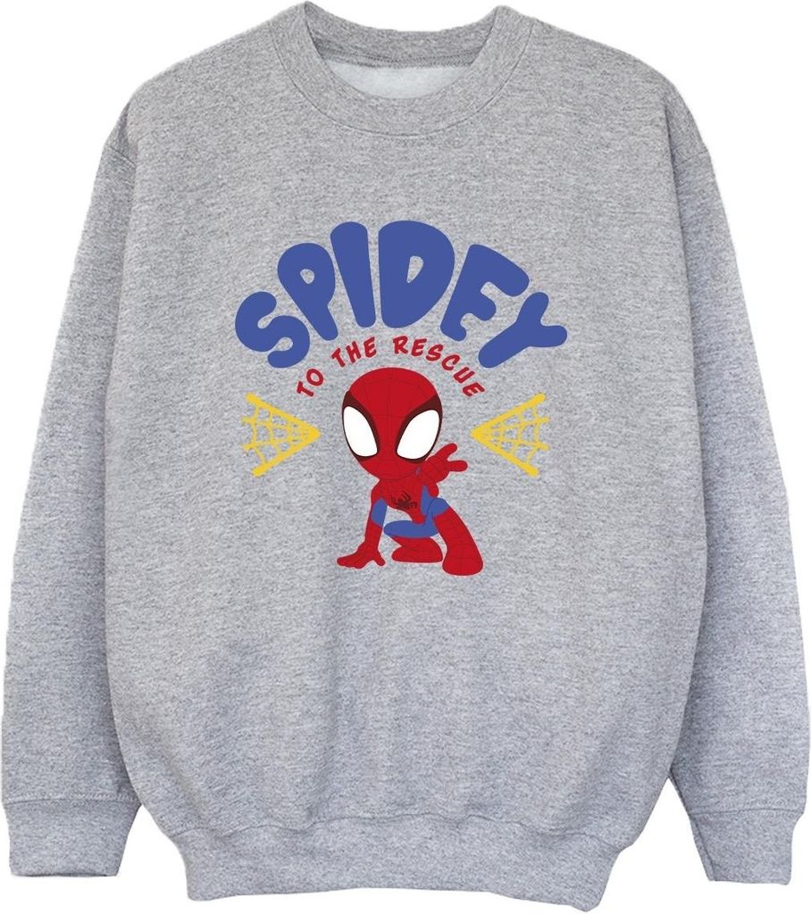 Marvel - "Spidey And His Amazing Friends Rescue" Sweatshirt für Jungen BI33457 (128) (Grau)