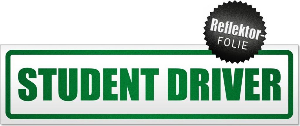 Student Driver Magnetschild Schild magnetisch