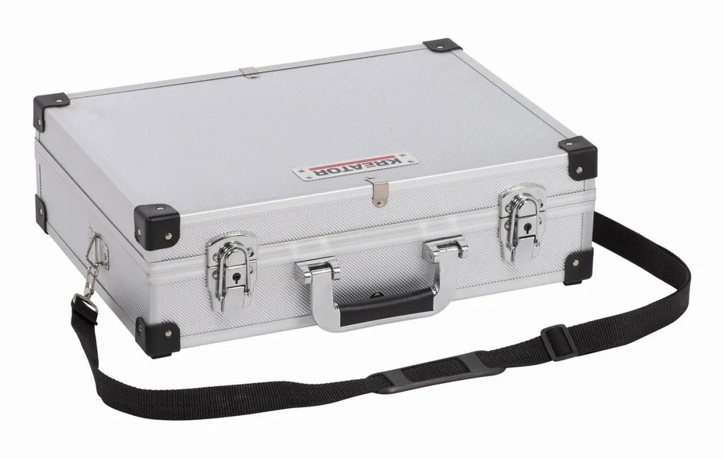Coffret à outils vide avec 2 clés de sécurité - Modèle Pro Anthracite - 5