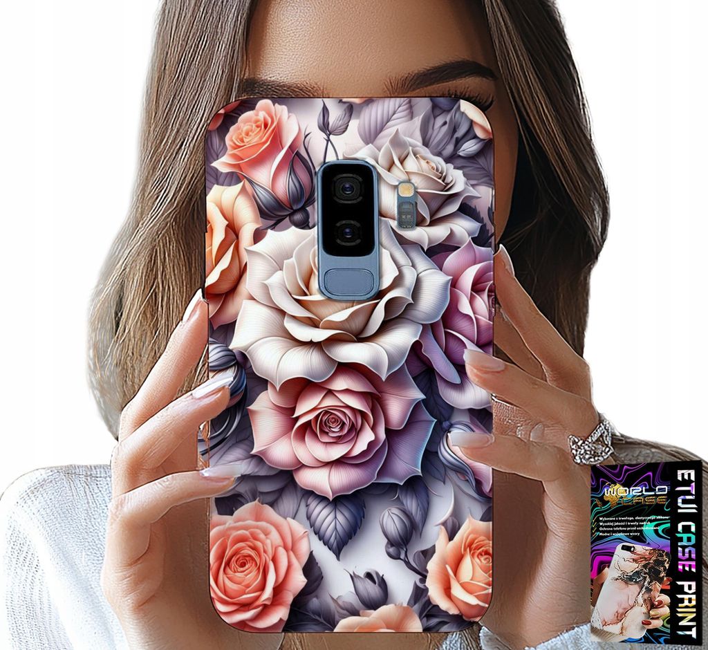 Fall Für Samsung Galaxy S9 Plus - Florale Designs Rose Blumen Fall