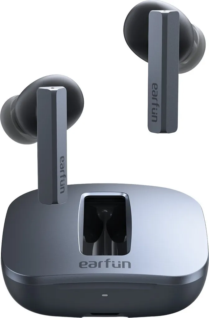 EarFun Air Pro SV TW306B - 6 Micros, ANC Hybride et Charge Sans Fil - Noir