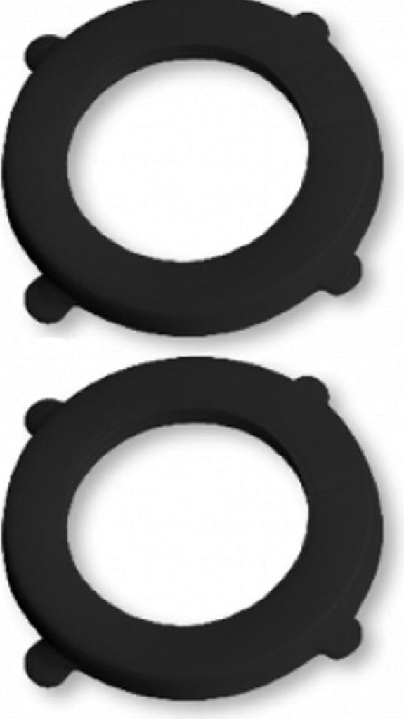 50 Stk. Dichtungsstücke BLACK LINE - Schwarz 1/2"