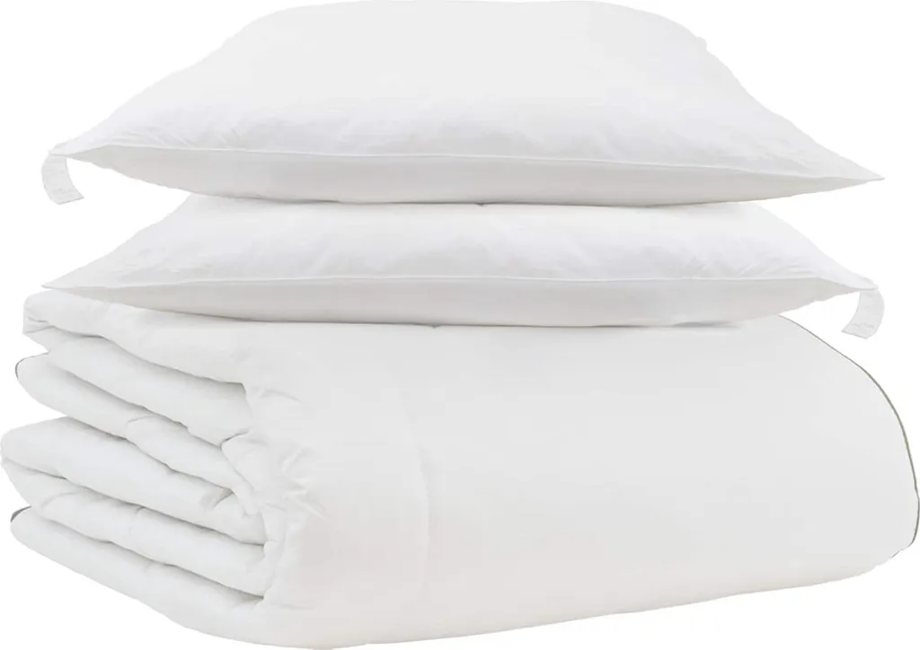 Set Piumone 3 Pezzi vidaXL Bianco Invernale | Microfibra Trapuntata