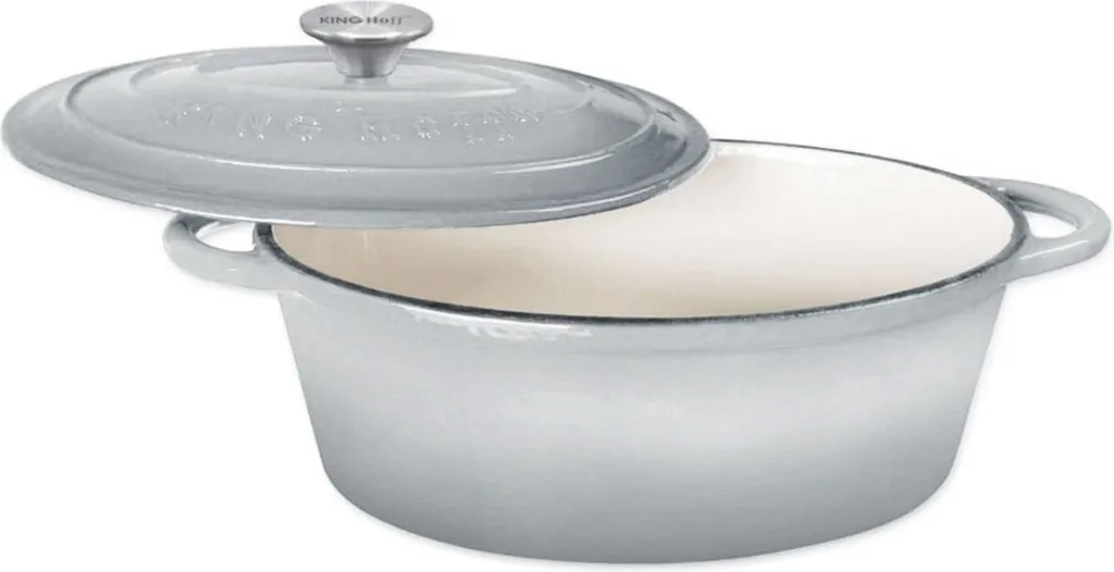 Teglia Ghisa Kinghoff KH1613 6.2L 33cm: Cottura Professionale