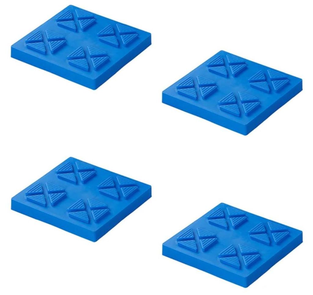 Stützplatten stapelbar 21x21x3,3cm Set von 4 Stück Zdjęcie produktu 