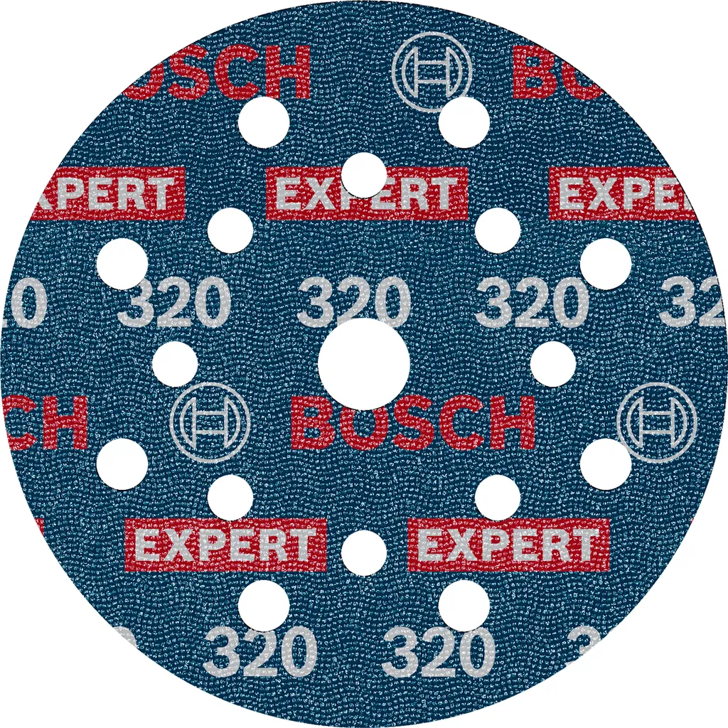 Bosch Expert O780 Dischi 125mm P320 - Pacco da 6 per Finitura Alta Qualità