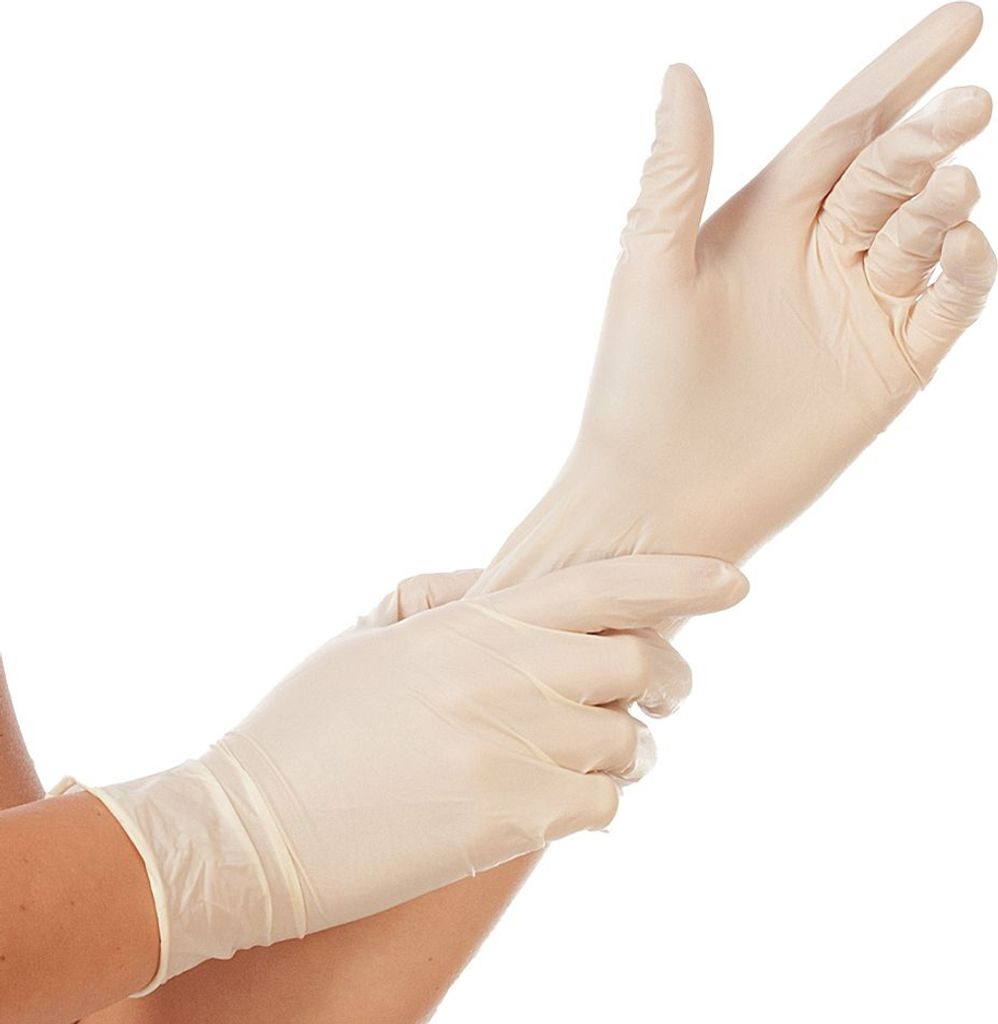 HYGOSTAR Latex-Handschuh Sense XL natur puderfrei 100 Stück