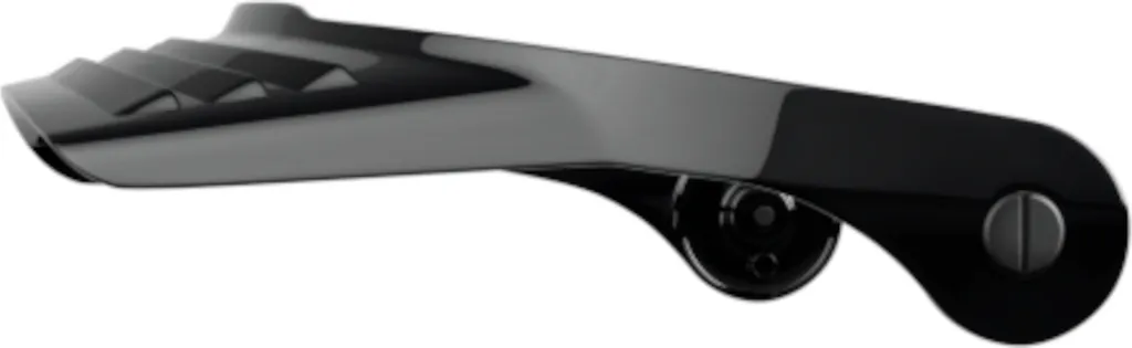 Visière JD/One Long noire pour protection vent et soleil casque moto