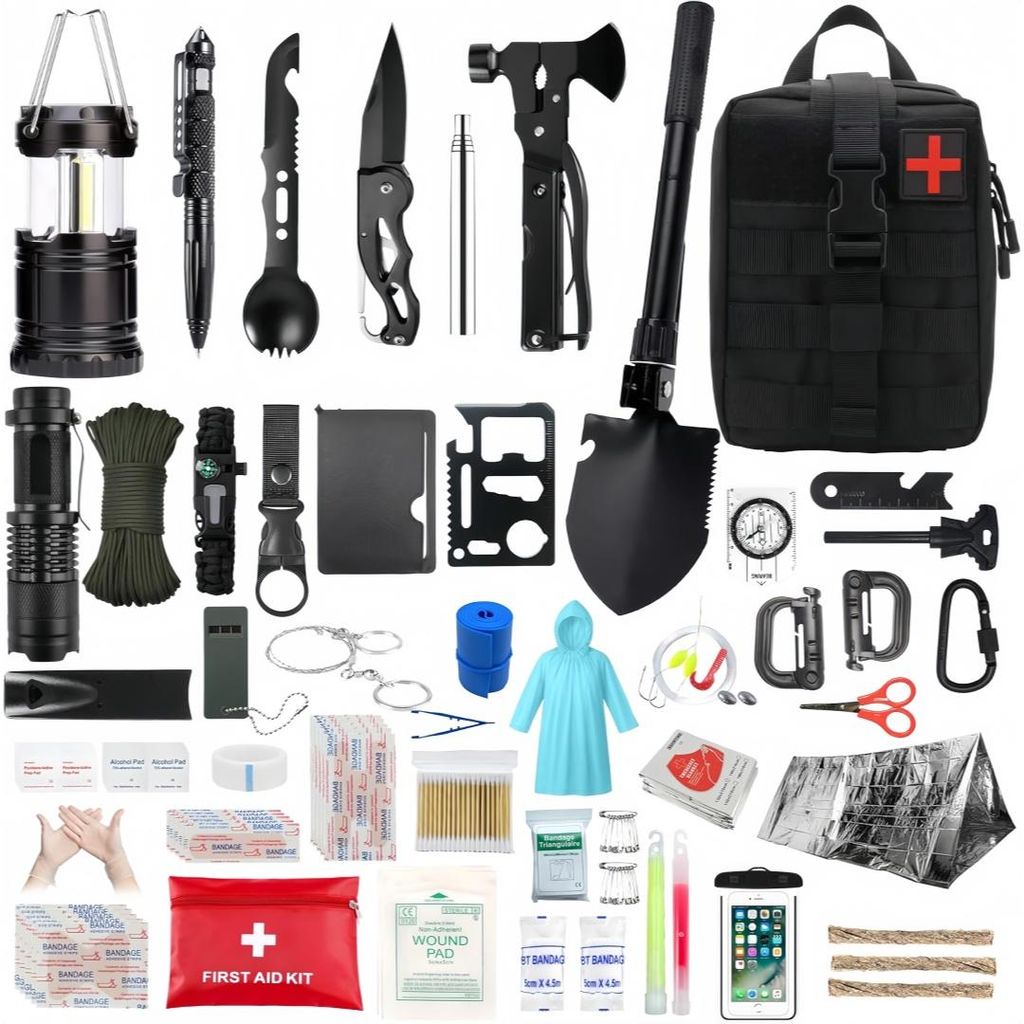 206-teiliges Survival Kit, wasserabweisend & kompakt Produktbild 