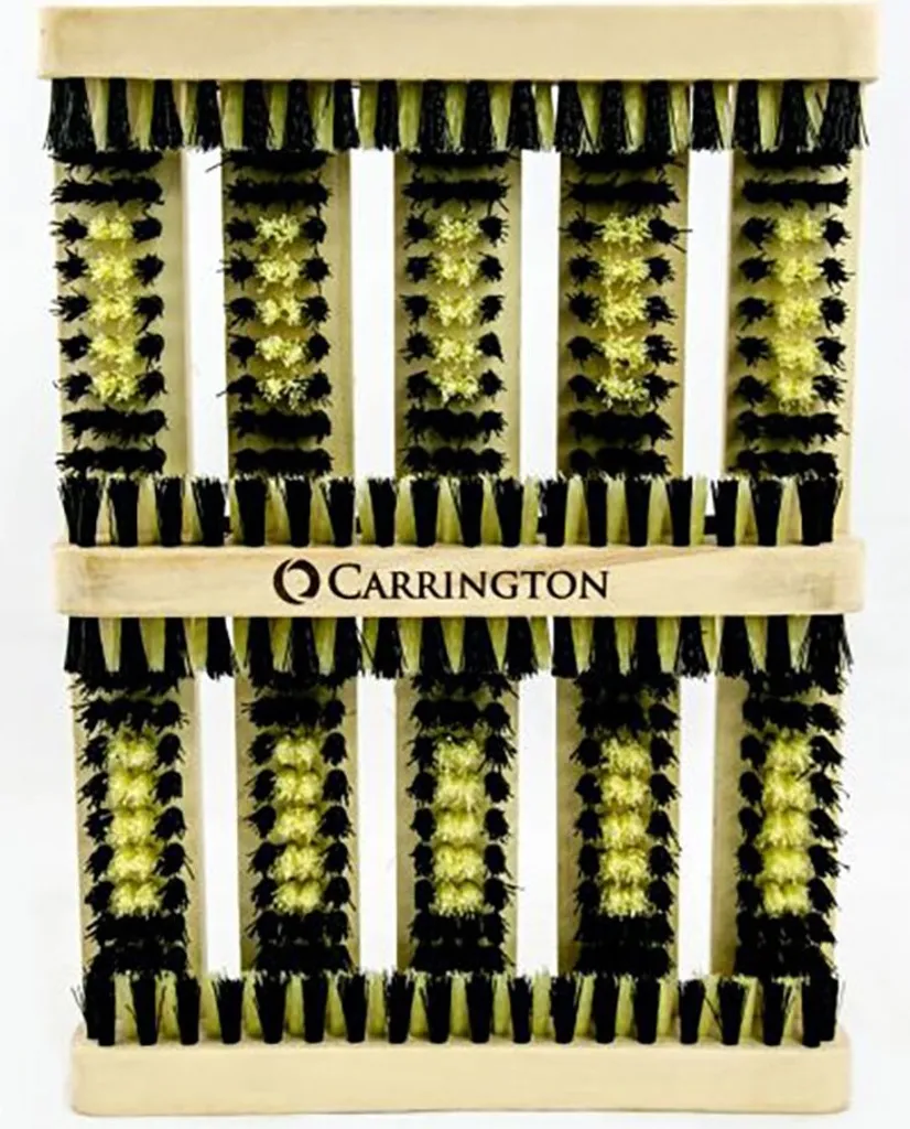 Brosse pour entretien chaussures Carrington Jaune Noir indispensable