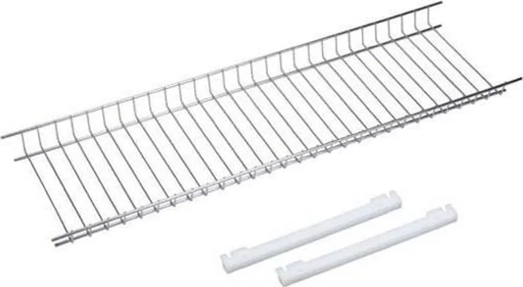 Scolapiatti Sauvic 85 cm Argento: Design Salvaspazio e Acciaio Inox