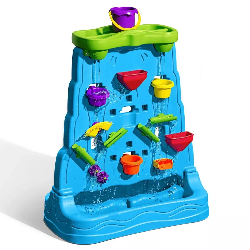 Mur d'eau Step2 Little Explorer avec 13 accessoires et parcours modulable - 8