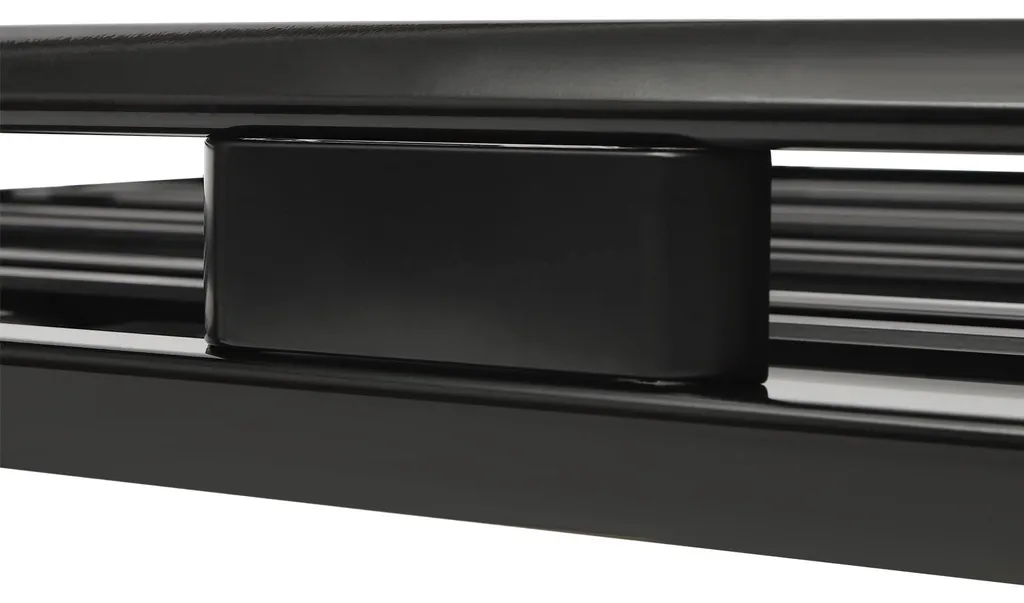 Galerie de toit durable design polyvalent - Structure renforcée noir mat - 5
