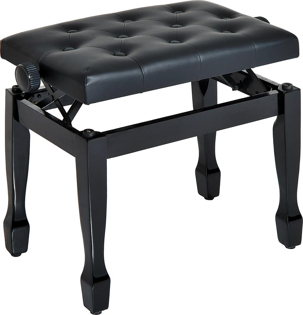 HOMCOM Banc de piano, banc de clavier réglable en hauteur Image du produit 