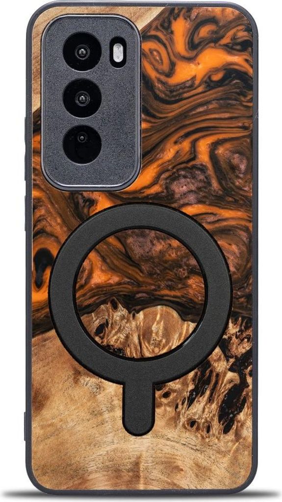 Bewood Einzigartige Hülle für Oppo Reno 12 5G - Orange mit MagSafe