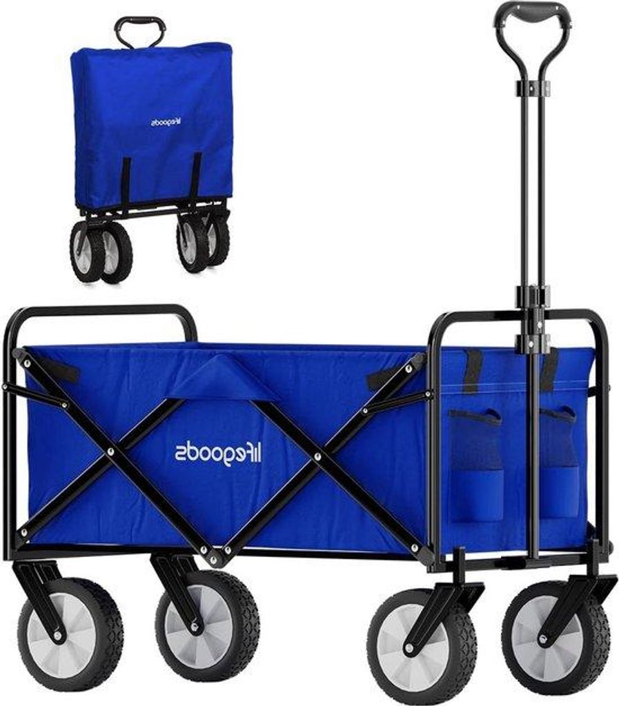 Carrello per bambini 80 kg 94 L blu Immagine del prodotto 