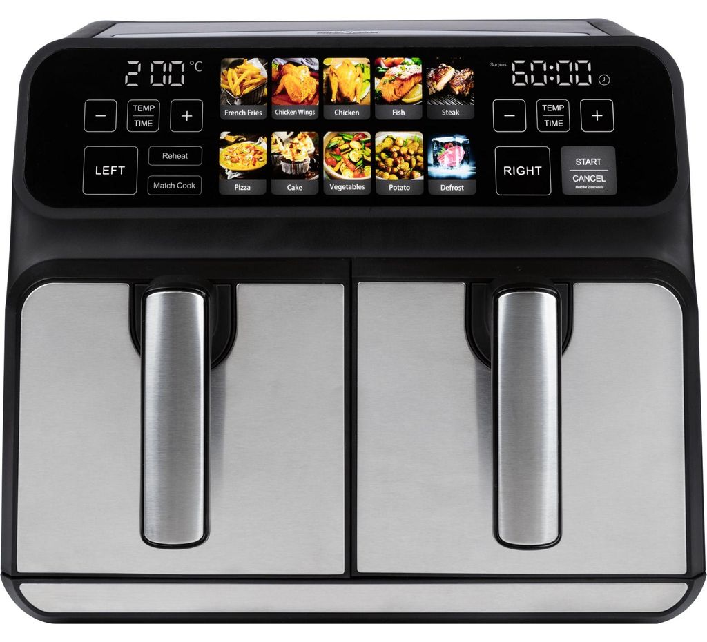 Clatronic PC-FR 1287 H inox Heißluft-Fritteuse 8 l 2200 W Produktbild 