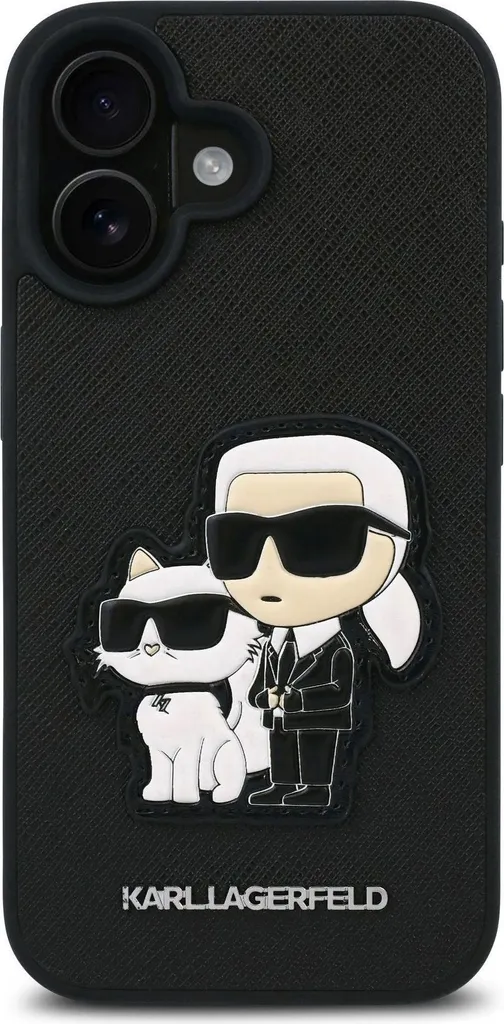Protégez votre iPhone 16 avec la Coque Karl Lagerfeld Saffiano Anti-Rayures