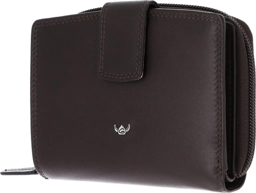 Grand Portefeuille en Cuir Marron pour Voyage et Usage Quotidien RFID