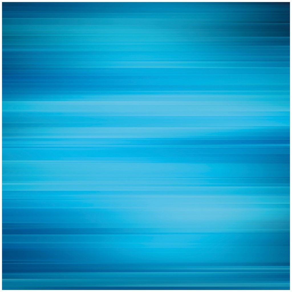 Wallario Memoboard Magnettafel aus Glas, Größe 50 x 50 cm, Motiv Blau und schwarz gestreift - Abstraktes Streifenmuster