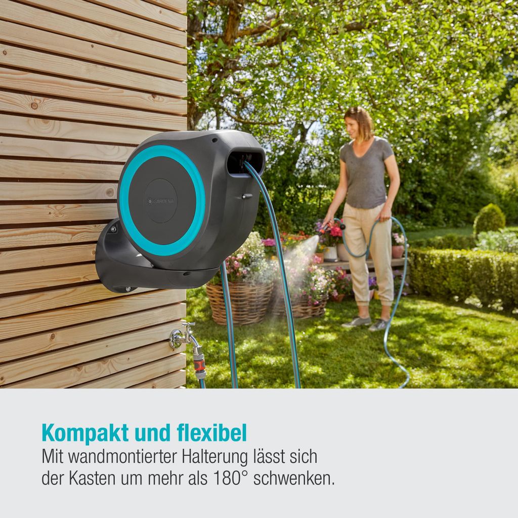 Gardena RollUp S - Schlauchbox mit Schlauch