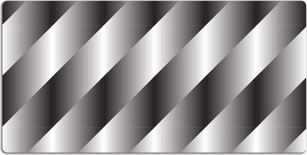 Schreibtischmatte Tischunterlage 100x50 cm Mauspad - Metallischer Korb