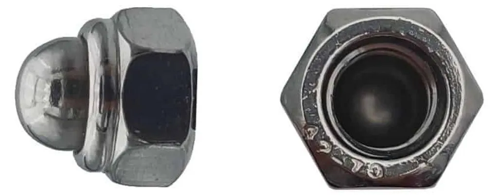 Écrous Borgnes M8 Inox pour Serrage Permanent de Portails et Garde-corps