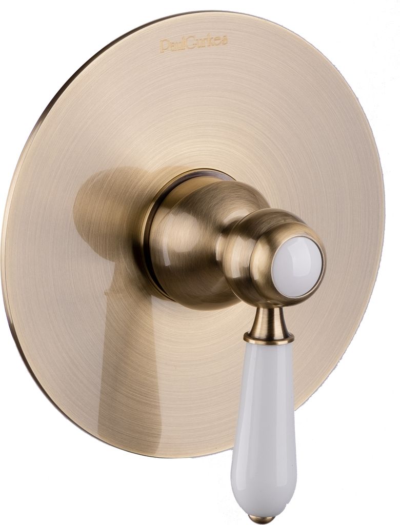 PaulGurkes Unterputz Einhandmischer Mischbatterie UP Nostalgie Bronze Messing