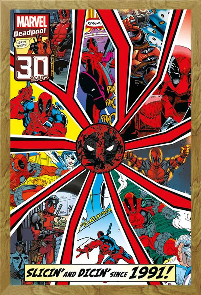 Poster Deadpool Shattered + Cornice Shinsuke Rovere 61x91,5 - 1