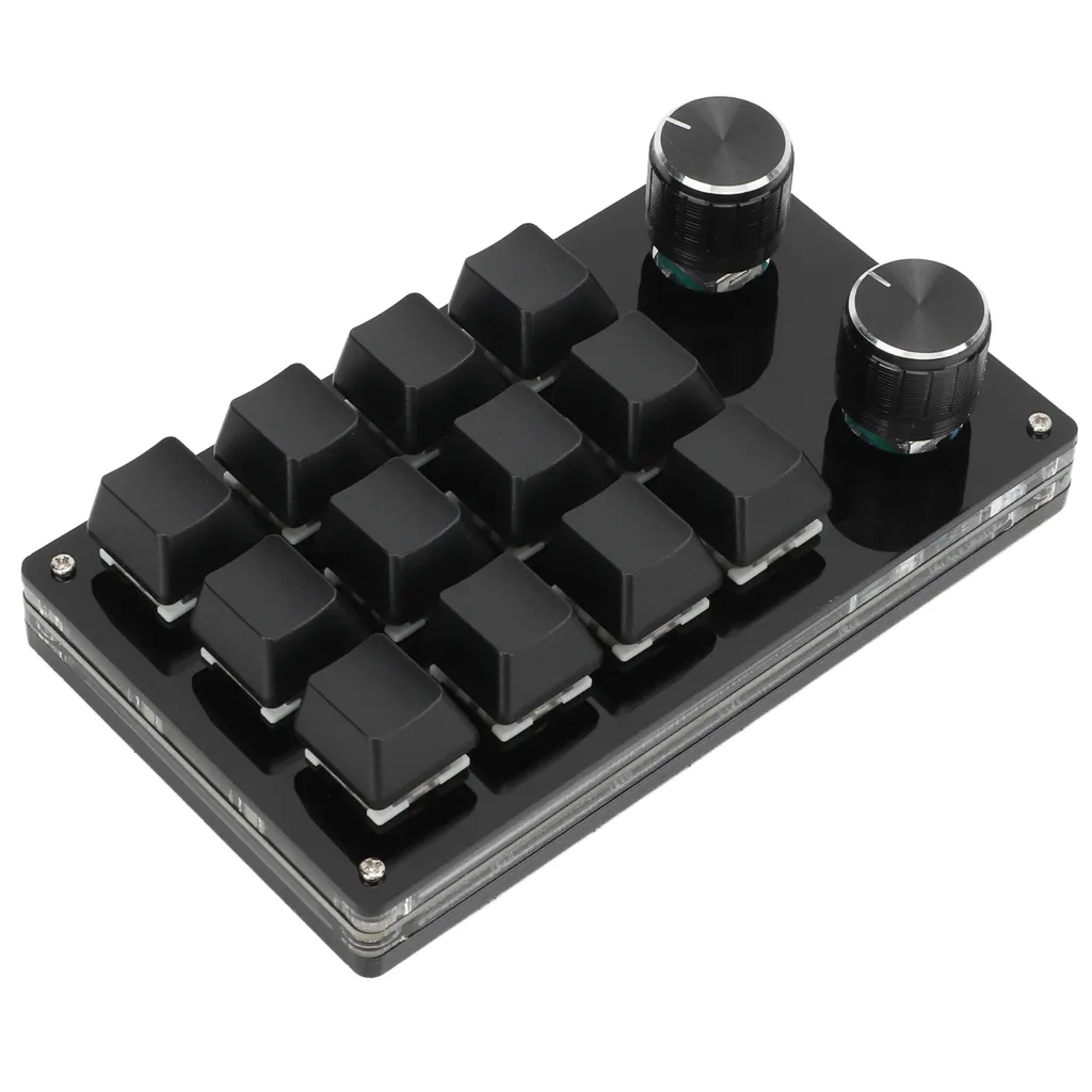 Clavier de jeu à une main mécanique avec rétroéclairage et touches Macro