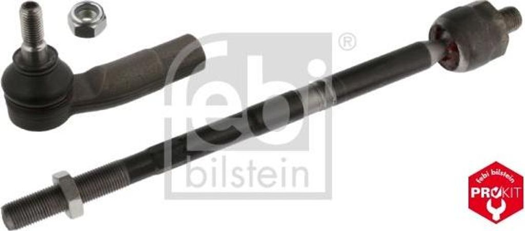 FEBI BILSTEIN 37591 Spurstange OE 1K0423811C kompatibel mit Q3, Alhambra, Leon, Octavia, Superb, Yeti, Caddy, Golf Alltrack, Golf VII, Golf VI, Jet...